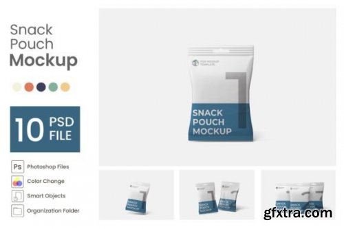 Snack Pouch Mockup