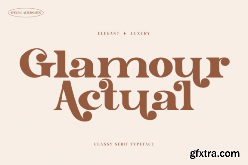  Glamour Actual Font