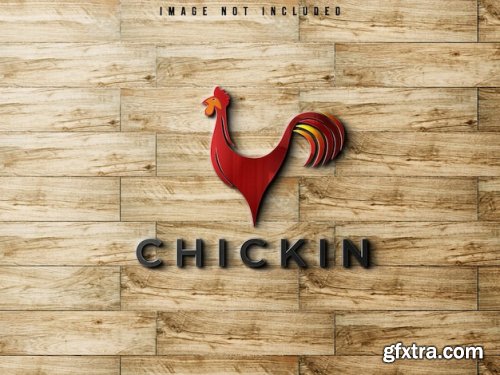 3d logo mockup