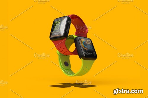 CreativeMarket - Smart Watch Mockup 7305290