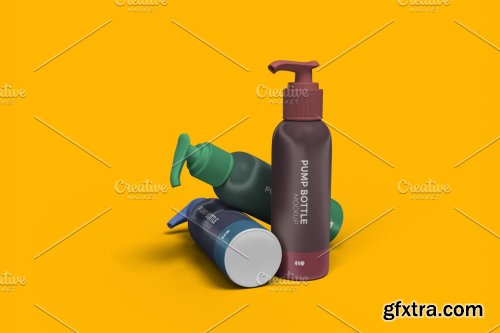 CreativeMarket - Bottle Pump Mockup 7312310  PSD