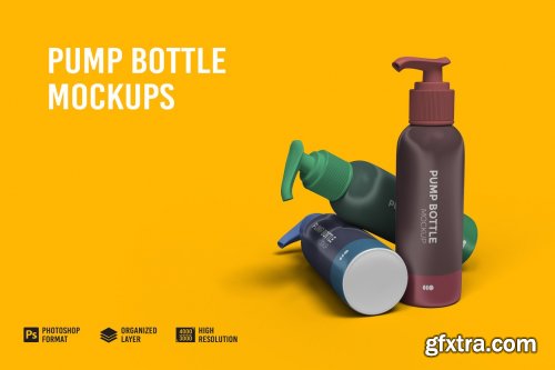 CreativeMarket - Bottle Pump Mockup 7312310  PSD