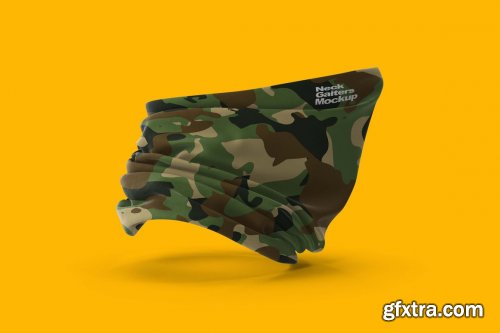 CreativeMarket - Neck Gaiters or Buff Mockup 7150710