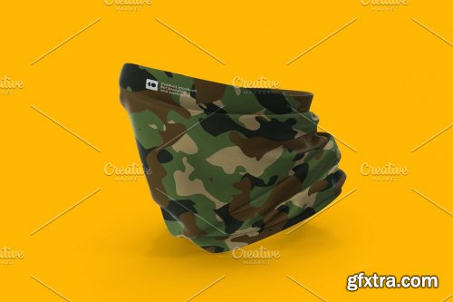 CreativeMarket - Neck Gaiters or Buff Mockup 7150710