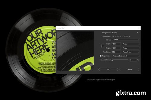 CreativeMarket - 7 Inch Vinyl Record - Mockups Bundle 7233945