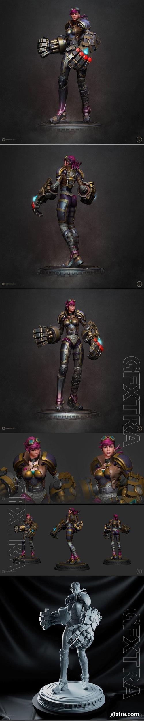 Vi - League of Legends 3D STL 