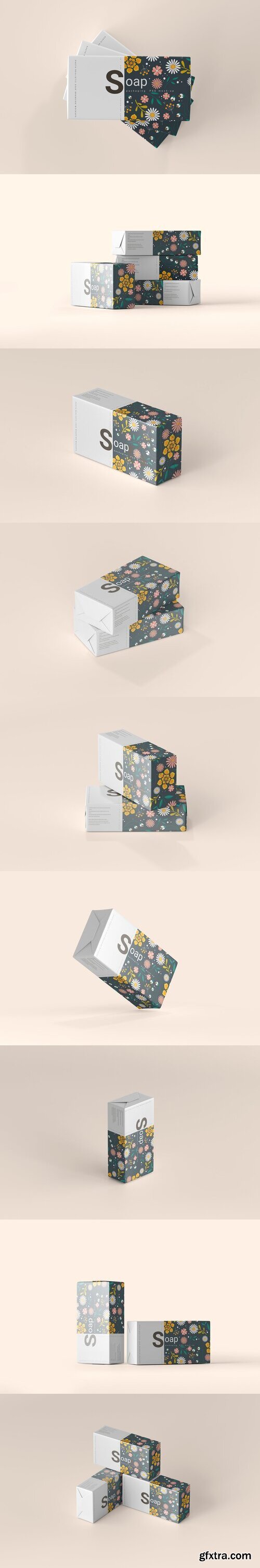 CreativeMarket - Soap Packaging Mockups 7361030