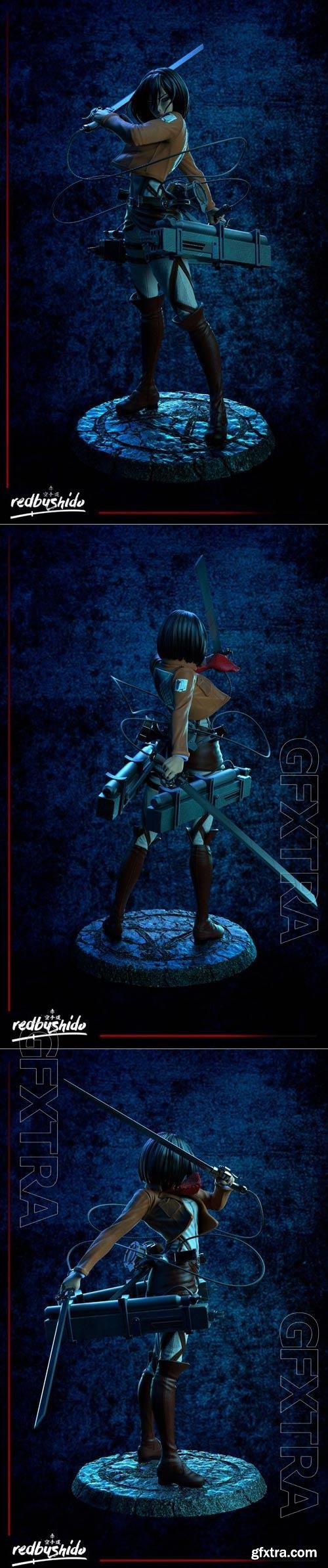 Mikasa Ackerman 3D STL 