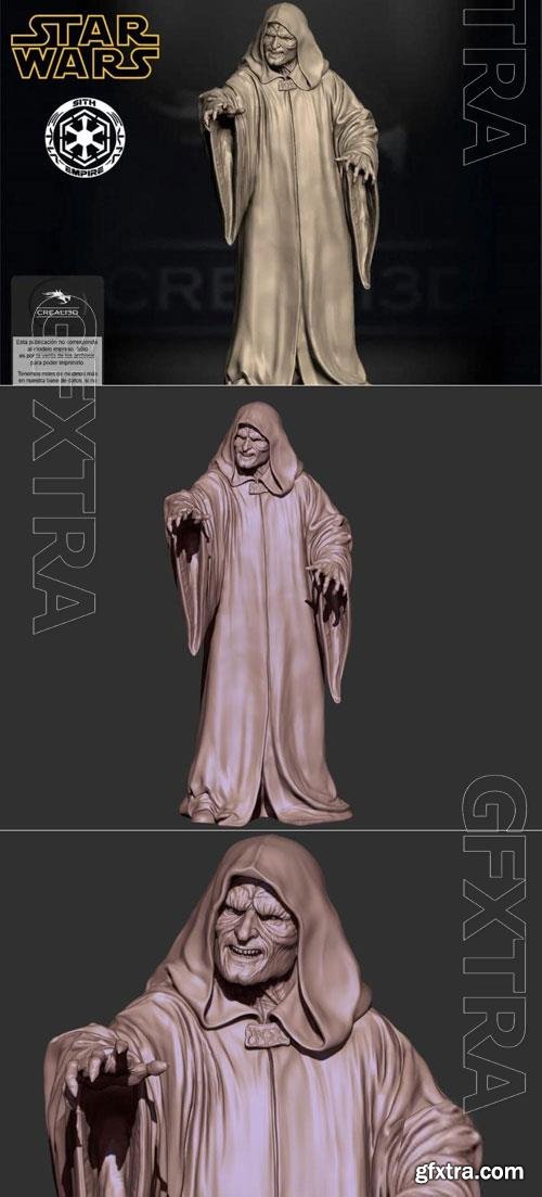 Darth Sidious 3D STL 