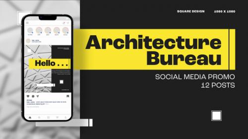 Videohive - Architecture Bureau Social Media Promo Posts - 38553994 - 38553994