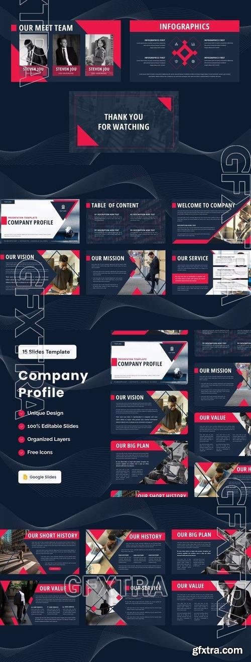 Company Profile Presentation Template DPS6WFP