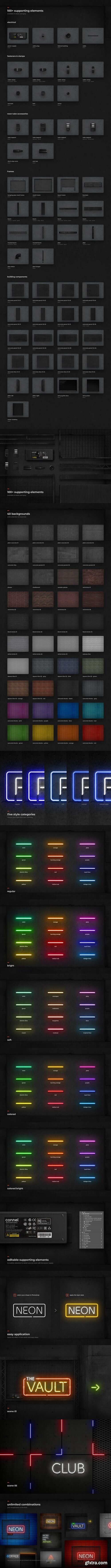 CreativeMarket - Neon Sign Kit 7312858