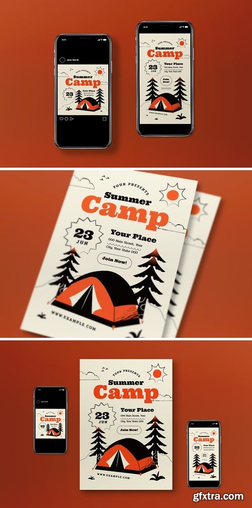 Summer Camp Flyer Set PTZP6WS