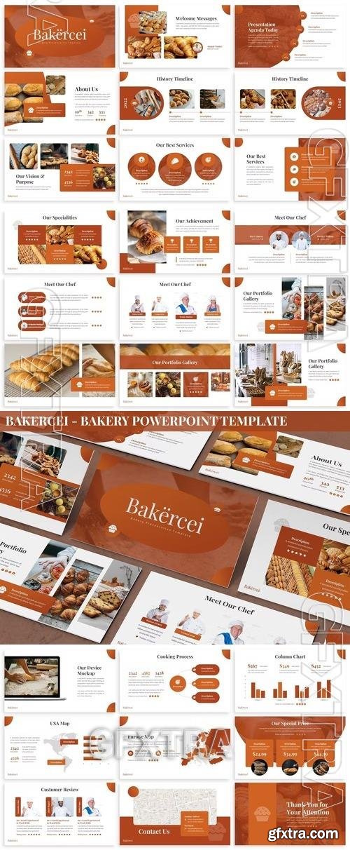 Bakercei - Bakery Powerpoint Template EYSHQAL