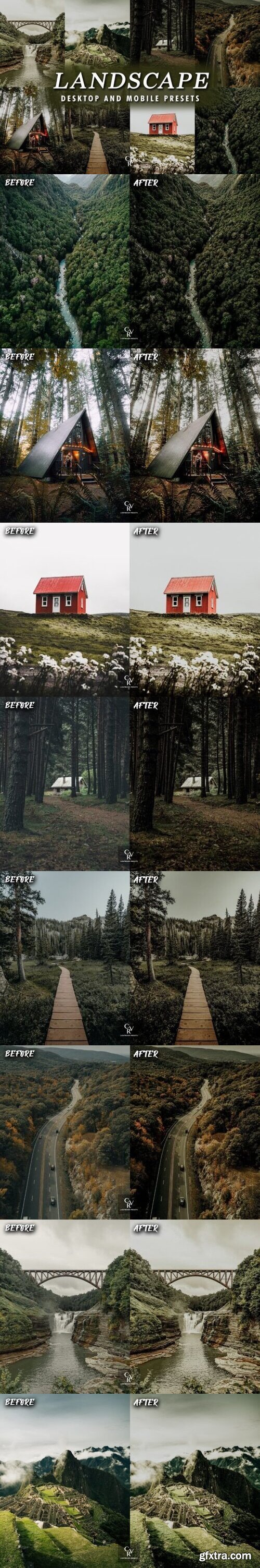 10 Landscape Lightroom Presets