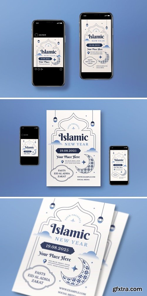 Islamic New Year Flyer Set FLGTMHH