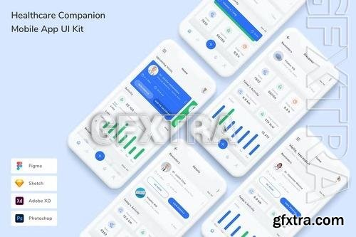 Healthcare Companion Mobile App UI Kit 33DTN3T