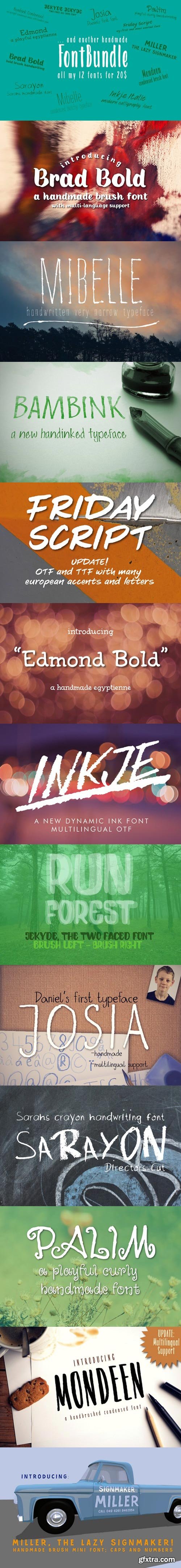 12 4 20 All my fonts bundle