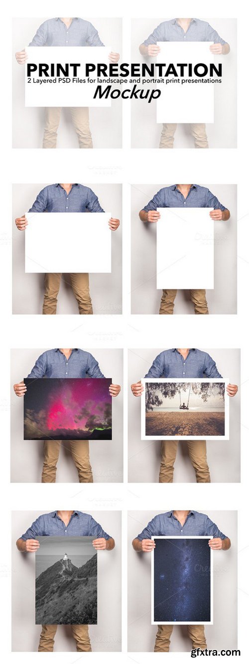 Artwork Presentation Mockup Male