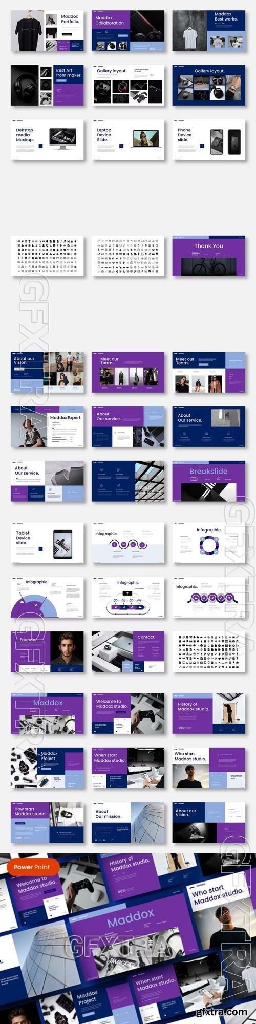 Maddox - Business PowerPoint Template 3UHWMS8