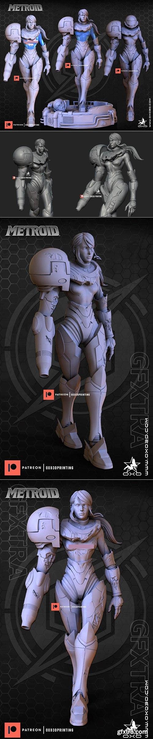 Samus Aran 3D STL 