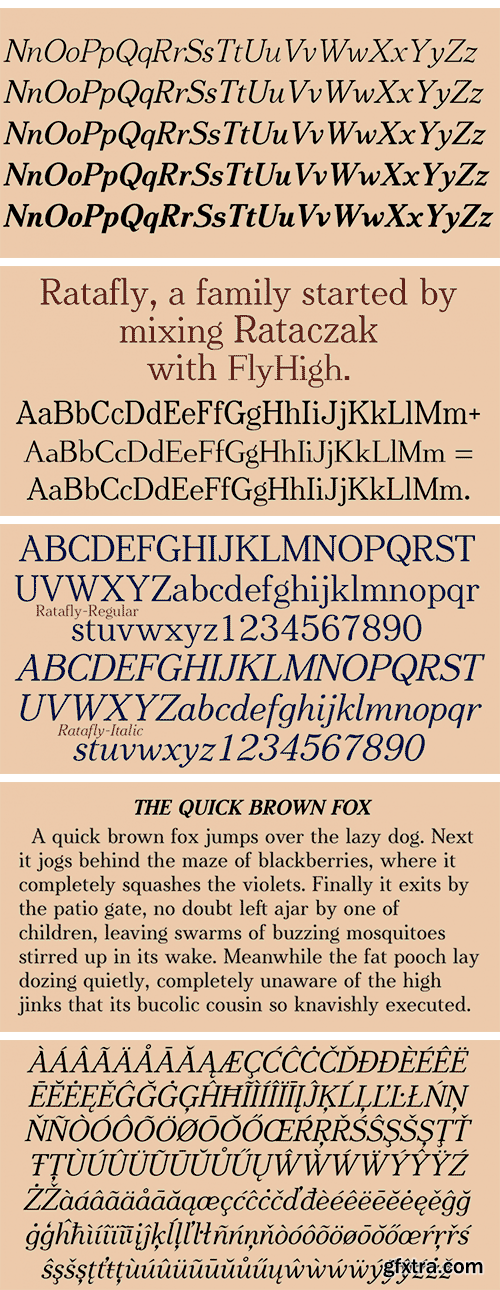 Ratafly Font Family