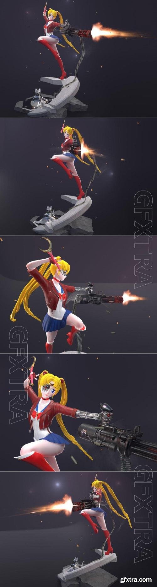 Sailor Moon - Terminator 3D STL 