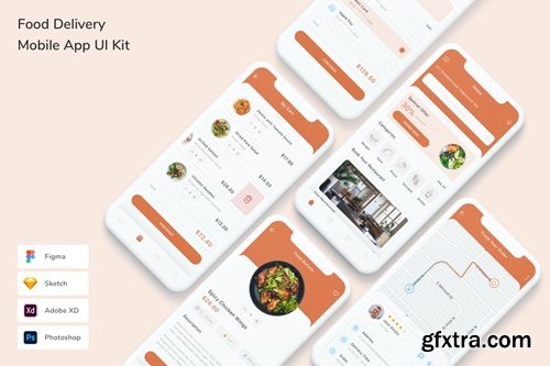 Food Delivery Mobile App UI Kit