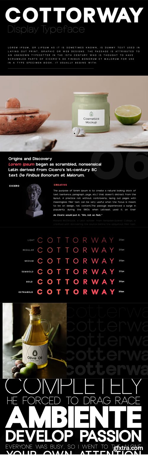 Cottorway Font Family