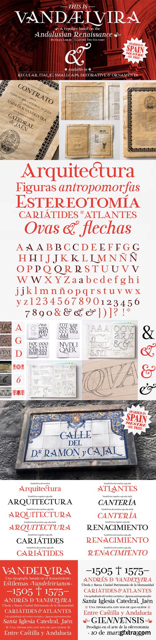 Vandelvira Font Family