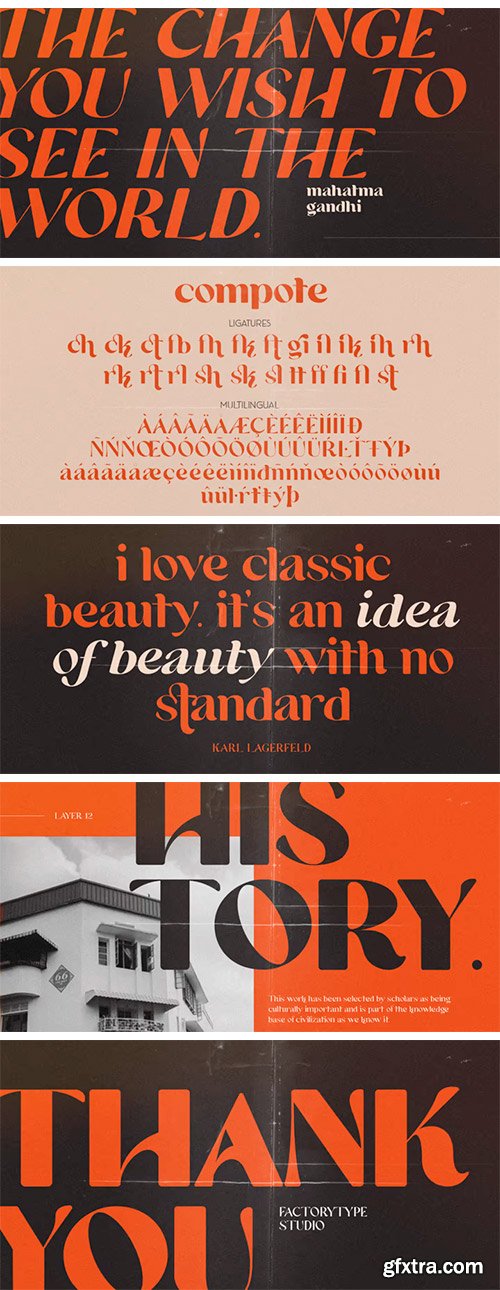 Compote Font Family