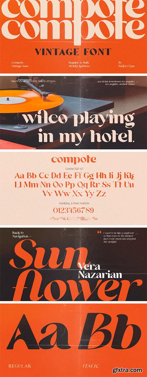 Compote Font Family