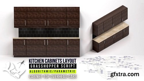 Rhino 3D and Grasshopper Kitchen Cabinets Parametric Architecture and 3D design