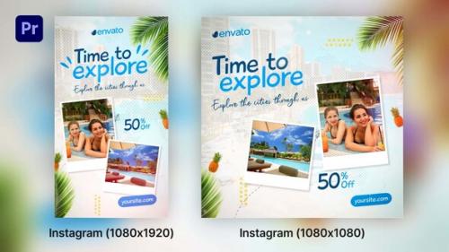 Videohive - Adventure and Travel Tour Promo | Instagram Version | MOGRT - 38615060 - 38615060