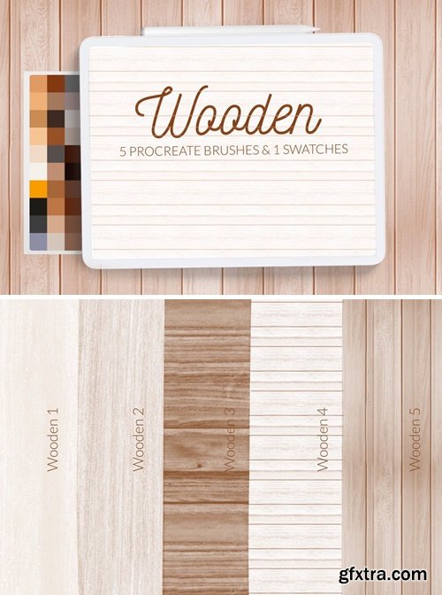 Wooden Background Procreate Brushes A4CG8K6