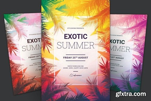 Exotic Summer Flyer VC8K935