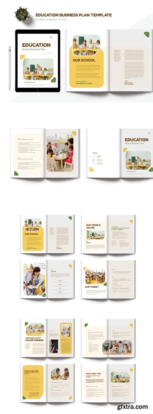 Education School Plan Template CURY4UH