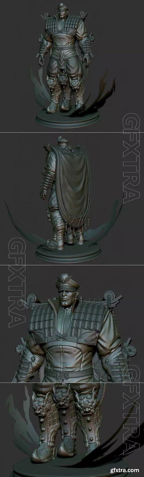 M.Bison - Street Fighter (China stile)3D STL 