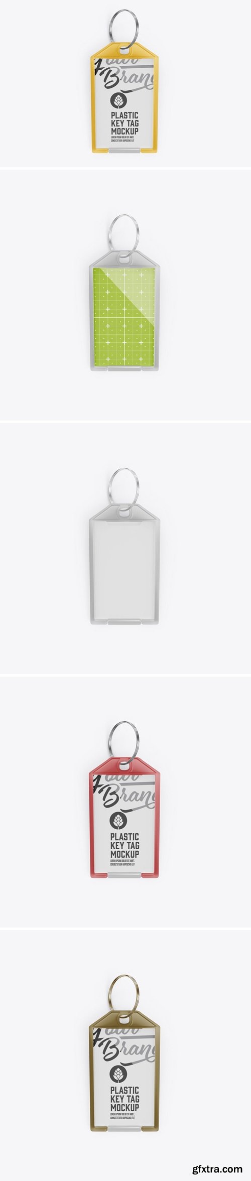 Plastic Key Tag Mockup NCRTEEE