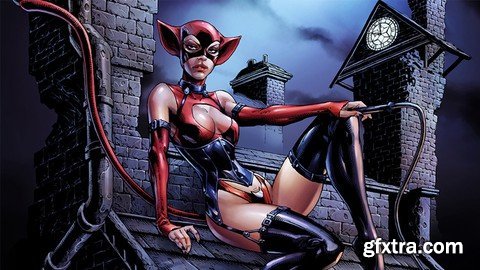 Comic Art Master Class: The Crimson Cat | Inking & Coloring