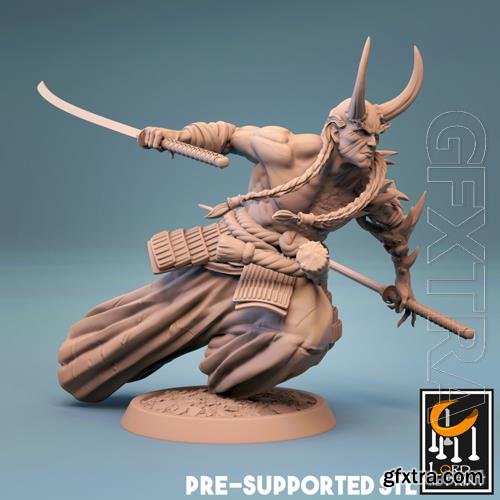 Samurai Demon 3D Print
