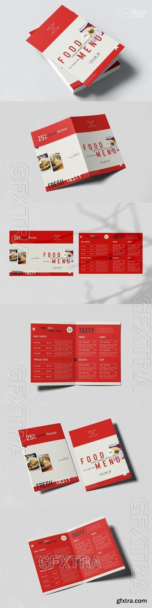 Bifold Food Menu YMQW47G