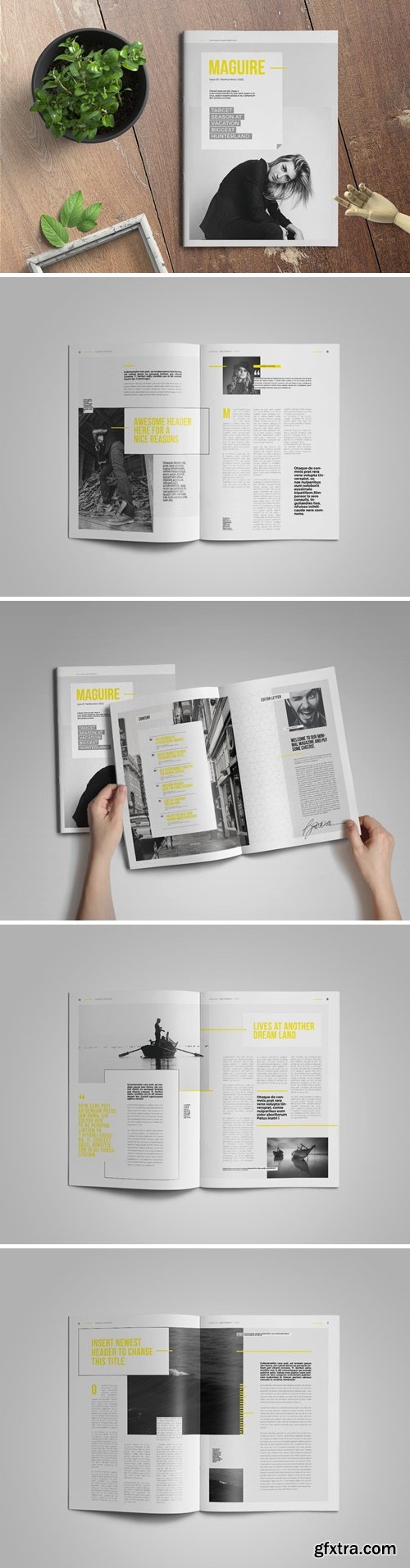 Maguire | Magazine Template GCCCXLT