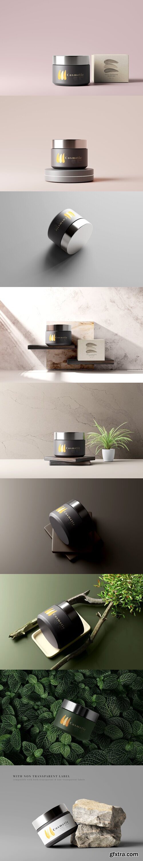 CreativeMarket - Plastic Jar Mockup 7291822