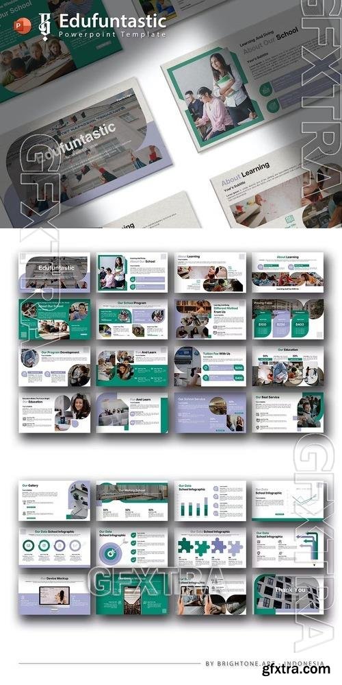 Powerpoint Template - Edufuntastic H5ELUNE