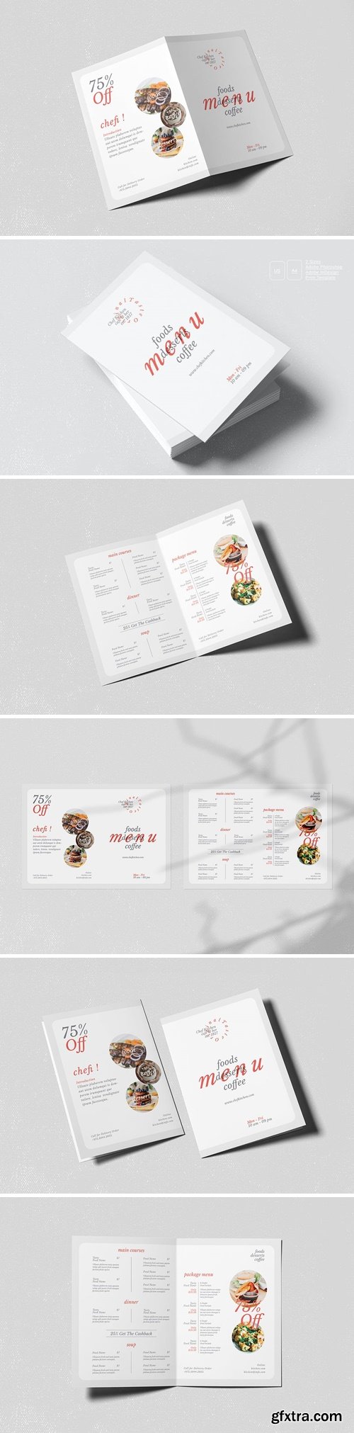 Bifold Food Menu AJTF9C7