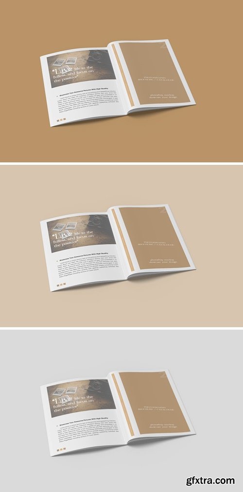 A4 Brochure / Magazine Mockup GJC9NVR