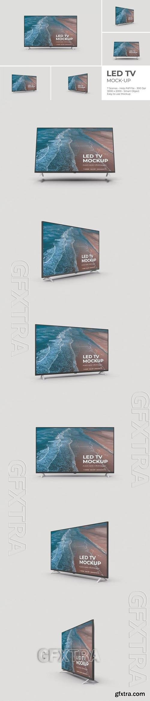 LED TV Mockup 6NKUBD7