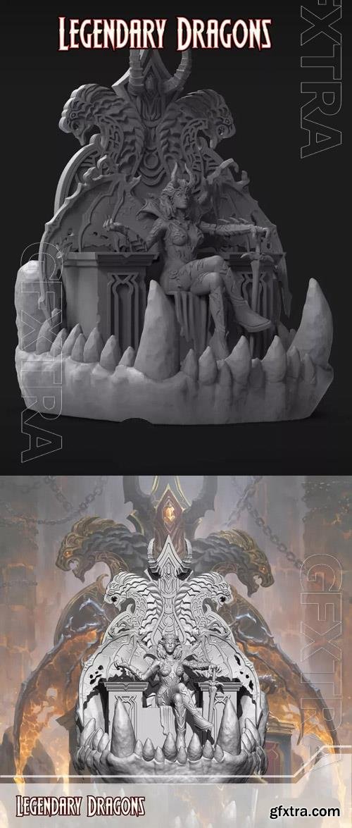 Fury on Throne 3D Print