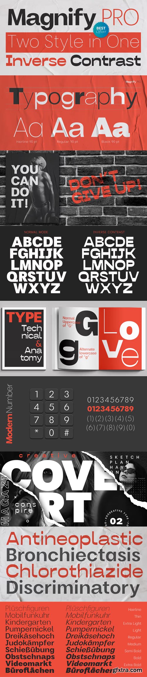 Magnify PRO Font Family